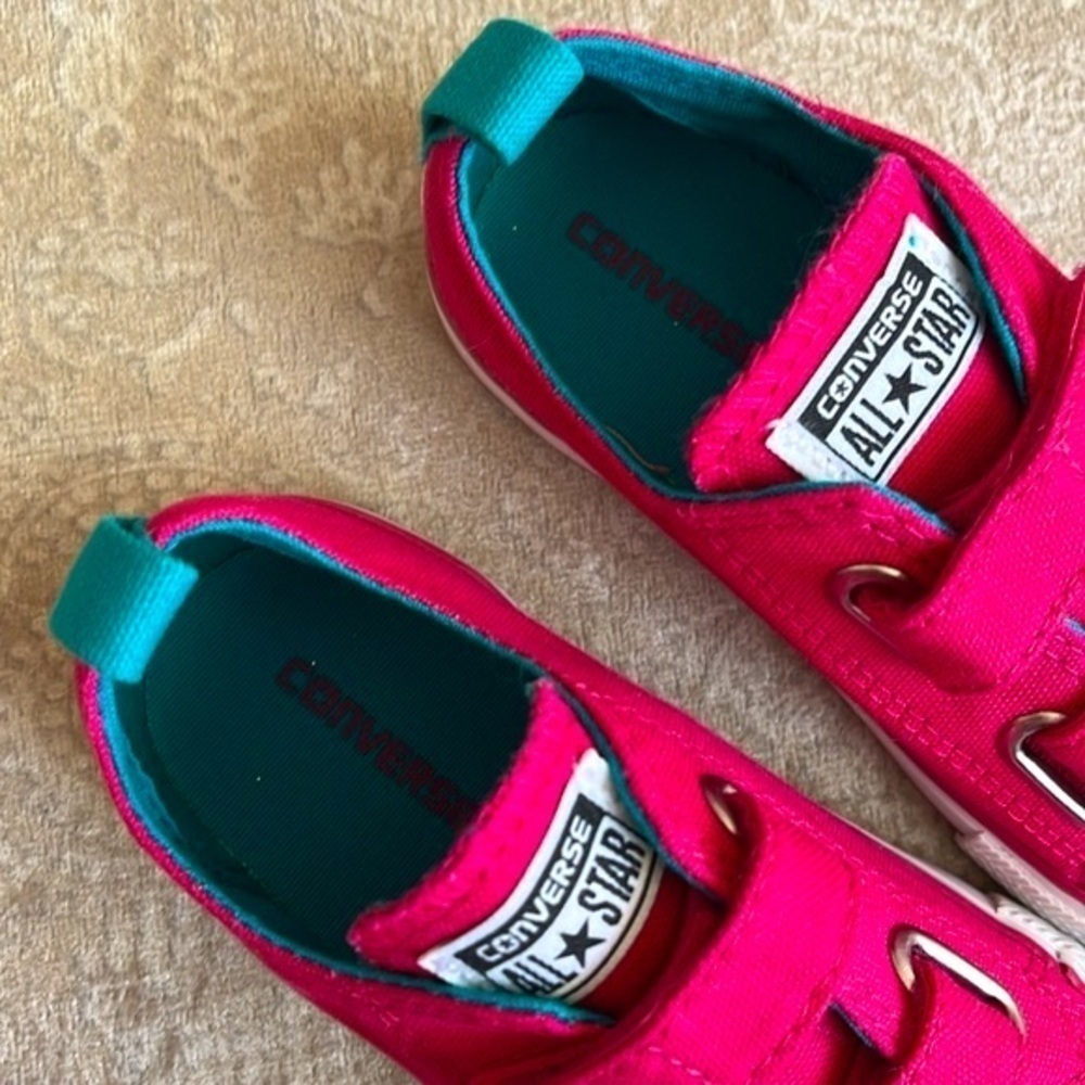 Brand New Converse All Stars Cosmos Pink Slip On Chuck Taylor Toddler Sneakers - Picture 9 of 13